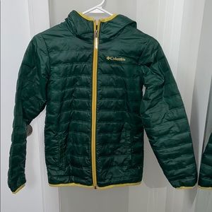 Boys Columbia Down Puffer Coat Med 10/12